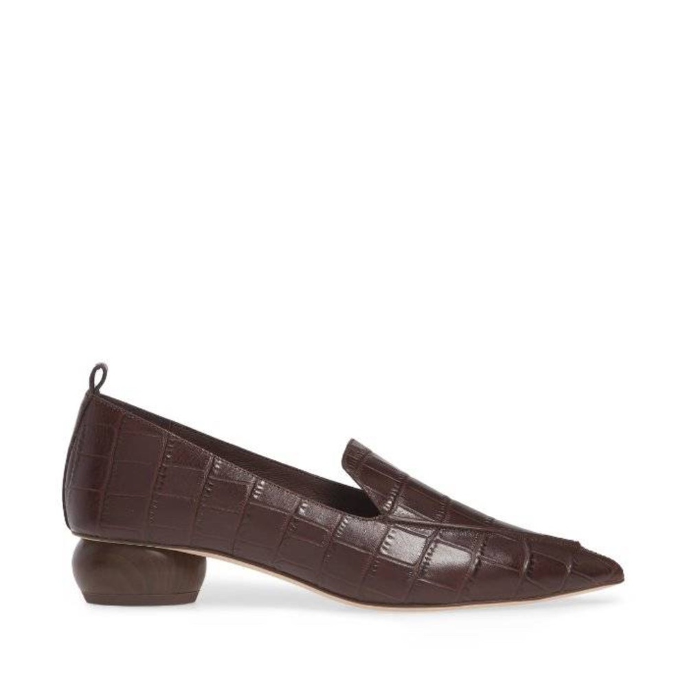JEFFREY CAMPBELL Viona Crocodile Loafer US 8M